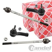 Must-Have 2x FEBI AXIALGELENK AXIALE SPURSTANGE passend für RENAULT CLIO 3 + GRAND / MODUS