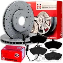 Begrenztes Angebot Zimmermann SPORT BREMSSCHEIBEN + BELÄGE VORNE für VW PASSAT 3B AUDI A4 B6 B7 8E