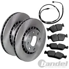 Schnäppchen BREMSSCHEIBEN 300mm + BELÄGE HINTEN passend für BMW 1er E81 E87 3er E90 E91 E92