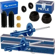 2x MEYLE STOßDÄMPFER + DOMLAGER VORNE für AUDI A1 SEAT IBIZA 4 VW POLO 6R1 SKODA Mega-Angebot