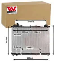 Nur Heute VAN WEZEL Kühler, Motorkühlung 52002105