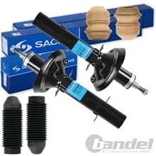 Billig 2x SACHS STOßDÄMPFER + PROTECTION KIT VORNE für VW BORA GOLF IV SEAT TOLEDO LEON