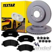 TEXTAR BREMSSCHEIBEN 303mm + BELÄGE VORNE für VW AMAROK 2WD + 4WD / 4motion Sofort Bestellen