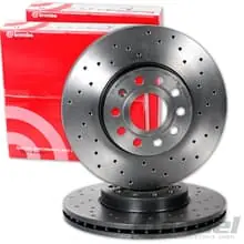 BREMBO gelochte SPORTBREMSSCHEIBEN VORNE passend für CITROEN C3 DS3 PEUGEOT 206 Neu Im Sortiment
