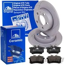 ATE POWERDISC BREMSSCHEIBEN + CERAMIC BELÄGE HINTEN für MERCEDES W169 + W245 Bestseller