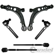 2x QUERLENKER + SPURSTANGENKOPF+ AXIALGELENK passend für FIAT PUNTO 188 6tlg Sofort Bestellen