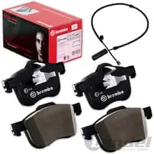 brembo BREMSBELÄGE + WK HINTEN passend für BMW 5er E60 Limo + 6er E63 E64 Markenprodukt