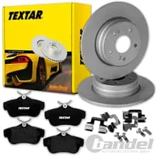 TEXTAR BREMSSCHEIBEN + BELÄGE HINTEN für CITROEN JUMPY FIAT SCUDO PEUGEOT EXPERT Direkt Vom Hersteller