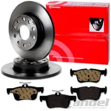 brembo BREMSSCHEIBEN 316mm + BELÄGE HINTEN passend für FORD GALAXY S-MAX EDGE Beliebt