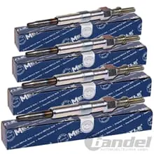 4x MEYLE GLÜHKERZEN für 1.9 2.0 TDI VW GOLF 5 T5 TOURAN PASSAT CADDY SKODA AUDI Meistverkauft
