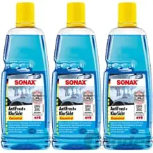 Beliebt 3x 1 Liter SONAX ANTIFROST+KLARSICHT KONZENTRAT SCHEIBEN FROSTSCHUTZ CITRUSDUFT