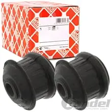 2x FEBI MOTORLAGER GUMMILAGER HINTEN passend für AUDI 80 Finale Aktion