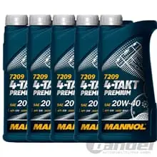 5L MANNOL MOTORÖL 4-TAKT PREMIUM 7209 20W40 API SM JASO MA2 Garantierte Lieferung