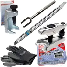 Schneller Versand BGS SET UNIVERSAL-KUGELGELENK SPURSTANGENKOPF ABZIEHER AUSDRÜCKER TRENNGABEL
