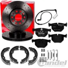 brembo SPORT BREMSSCHEIBEN + BELÄGE passend für HINTEN BMW 5er E60 61 6er E63 Günstig