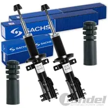 Beliebt 2x SACHS STOßDÄMPFER + PROTECTION KIT VORNE passend für OPEL VIVARO A B RENAULT