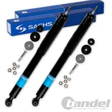 2x SACHS STOSSDÄMPFER HINTEN passend für MERCEDES A-KLASSE W169 B-KLASSE W245 Markenprodukt