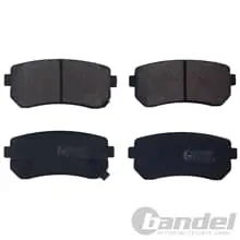 Sale BREMSBELÄGE BREMSBELAGSATZ HINTEN passend für KIA CARENS CLARUS SHUMA mit ABS
