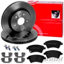 Kracherpreis brembo BREMSSCHEIBEN 280mm + BELÄGE VORNE passend für FIAT SEDICI Bj. 2006-2014
