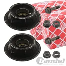 Neu 2x FEBI FEDERBEINSTÜTZLAGER DOMLAGER VORNE für VW GOLF 2 3 JETTA 2 SEAT IBIZA 2