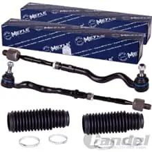 Saisonangebot 2x MEYLE SPURSTANGE LI+RE + MANSCHETTE passend für BMW 3er E46 Z4 AXIALGELENK