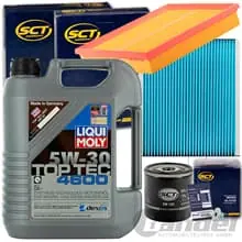 FILTERSET INSPEKTIONSPAKET+LIQUI 5W30 ÖL passend für OPEL MERIVA A 1.6+1.8 Preis Gesenkt
