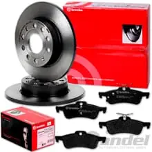 brembo BREMSSCHEIBEN 276mm + BELÄGE HINTEN passend für HONDA CIVIC 9 IX FK Nur Für Kurze Zeit