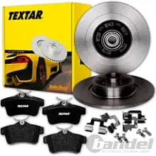 Bestseller TEXTAR BREMSSCHEIBEN 268mm + BELÄGE HINTEN passend für CITROEN C4 DS4 DS5