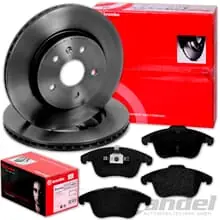 Sonderaktion brembo BREMSSCHEIBEN 300mm + BELÄGE VORNE passend für VOLVO S60 V60 V70 XC70 S80