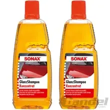 Meistverkauft 2x 1 Liter SONAX GLANZSHAMPOO AUTOSHAMPOO PFLEGE HANDWÄSCHE REINIGER