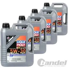 Mega-Angebot 4x5L LIQUI MOLY MOTORÖL SPECIAL TEC LL 5W-30 passend für VW 502/505.00 API SL