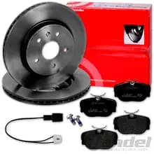 Top-Preis brembo BREMSSCHEIBEN 260mm + BELÄGE VORNE passend für BMW 3er E30