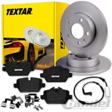 Meistverkauft TEXTAR BREMSSCHEIBEN 280mm + BELÄGE HINTEN passend für BMW 1er E81 E87 116 + 118