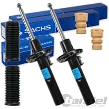 2x SACHS STOßDÄMPFER + PROTECTION KIT VORNE für VW SHARAN TIGUAN SEAT ALHAMBRA Preisknaller