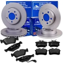 Sale ATE BREMSSCHEIBEN + ATE CERAMIC BELÄGE VORNE + HINTEN passend für AUDI A6 C6 4F