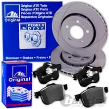 Meistverkauft ATE POWERDISC BREMSSCHEIBEN + BELÄGE VORNE FÜR VW SHARAN FORD GALAXY ALHAMBRA