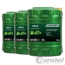 3x20L FANFARO M-4T+ 10W-40 SYNTHETISCHES MOTORENÖL passend für VIERTAKTMOTOREN Sonderangebot
