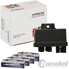 ASTEMO HITACHI STEUERGERÄT GLÜHZEIT+GLÜHKERZEN BERU für FIAT 500 PUNTO LANCIA 1. Angebot