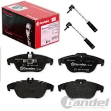 Rabatt BREMBO BREMSBELÄGE + WARNKONTAKT VORNE passend für BMW 5er E60 E61 Limo Touring