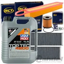 FILTERSET SATZ+5W30 ÖL passend für PEUGEOT TEPEE 5008 3008 CITRÖEN C4 BERLINGO Top-Seller