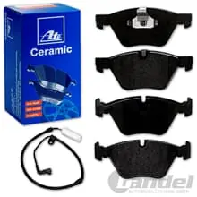 Super-Preis ATE CERAMIC BELÄGE + WARNKONTAKT VORNE passend für BMW 5er E60 E61 Limo+Kombi