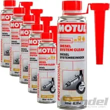Bestseller 6x 300ml MOTUL DIESEL SYSTEM INJEKTOR REINIGER ADDITIV COMMON-RAIL PUMPE-DÜSE