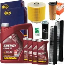 FILTERSET INSPEKTIONSPAKET+5W30 ÖL passend für 2.7 3.0 TDI AUDI A6 4F C6 Saisonangebot
