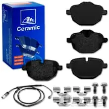 Neuheit ATE CERAMIC BREMSBELÄGE + WARNKONTAKT HINTEN passend für BMW X3 F25 + X4 F26