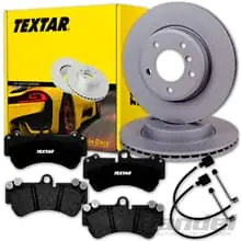 TEXTAR BREMSSCHEIBEN 330mm + BELÄGE VORNE für VW TOUAREG 7L Bj. 2002 - 2010 Nur Für Kurze Zeit