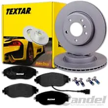 Top-Seller TEXTAR BREMSSCHEIBEN 340mm + BELÄGE VORNE für VW PASSAT 3C B7 + CC 358 357