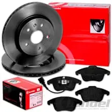 Mega-Angebot brembo BREMSSCHEIBEN 312mm + BELÄGE VORNE für VW TIGUAN SHARAN ALHAMBRA AUDI Q3