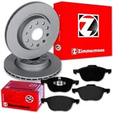 Kracherpreis Zimmermann BREMSSCHEIBEN 300mm + BELÄGE VORNE passend für FORD FOCUS 2 3 C-MAX