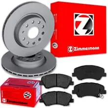 Nur Heute ZIMMERMANN BREMSSCHEIBEN 256mm + BELÄGE VORNE passend für HYUNDAI i20 GB