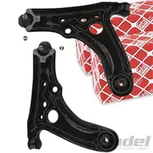 Online Kaufen 2x FEBI QUERLENKER VORNE LINKS RECHTS UNTEN für VW POLO (6N1) + SEAT AROSA (6H)